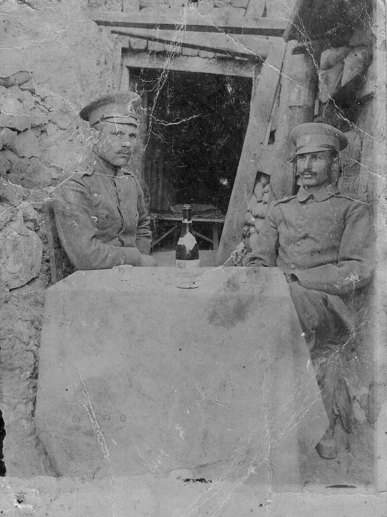 Подпоручик Димитър Марев на Дойранския фронт, загинал през 1918 г.